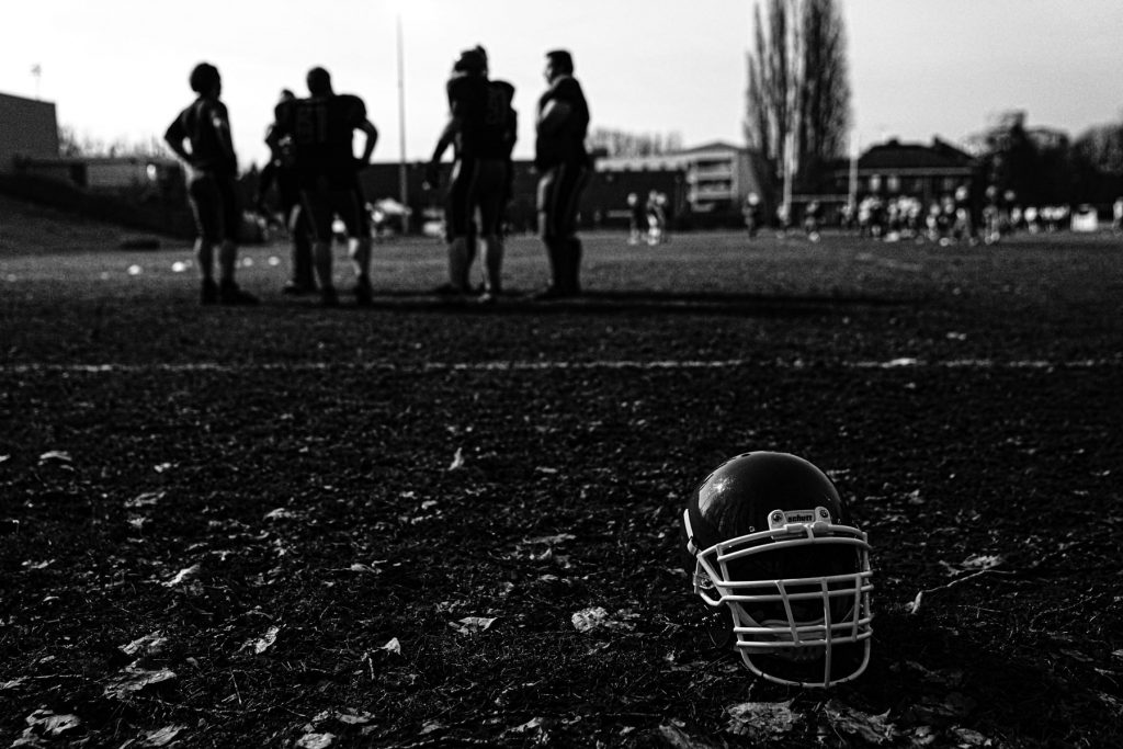 Football Américain – Reportage Noir et Blanc
