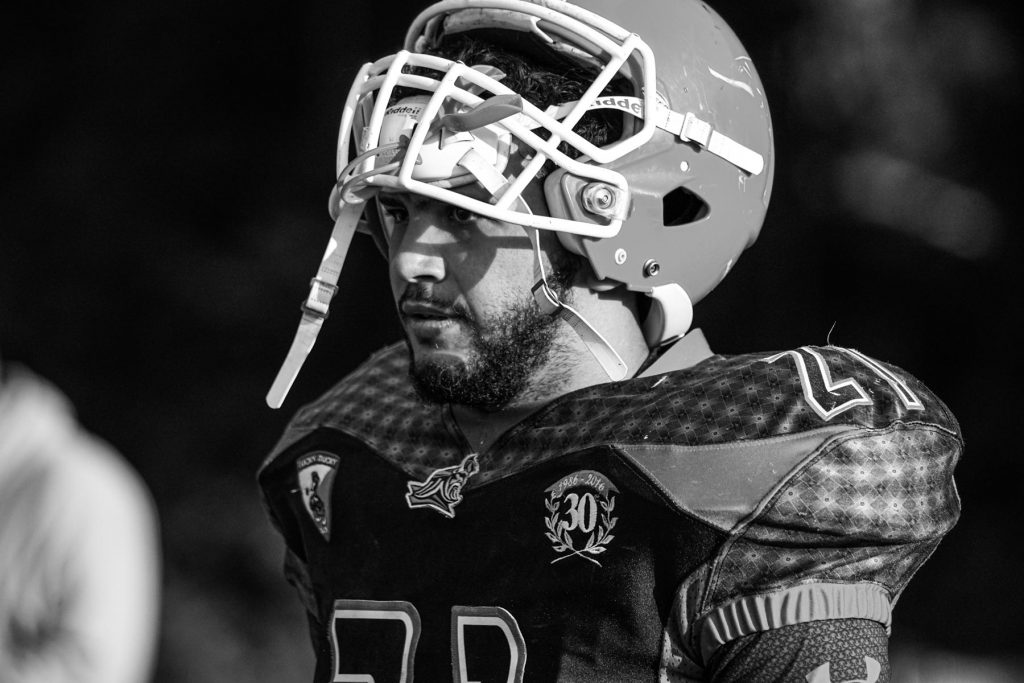 Football Américain – Reportage Noir et Blanc