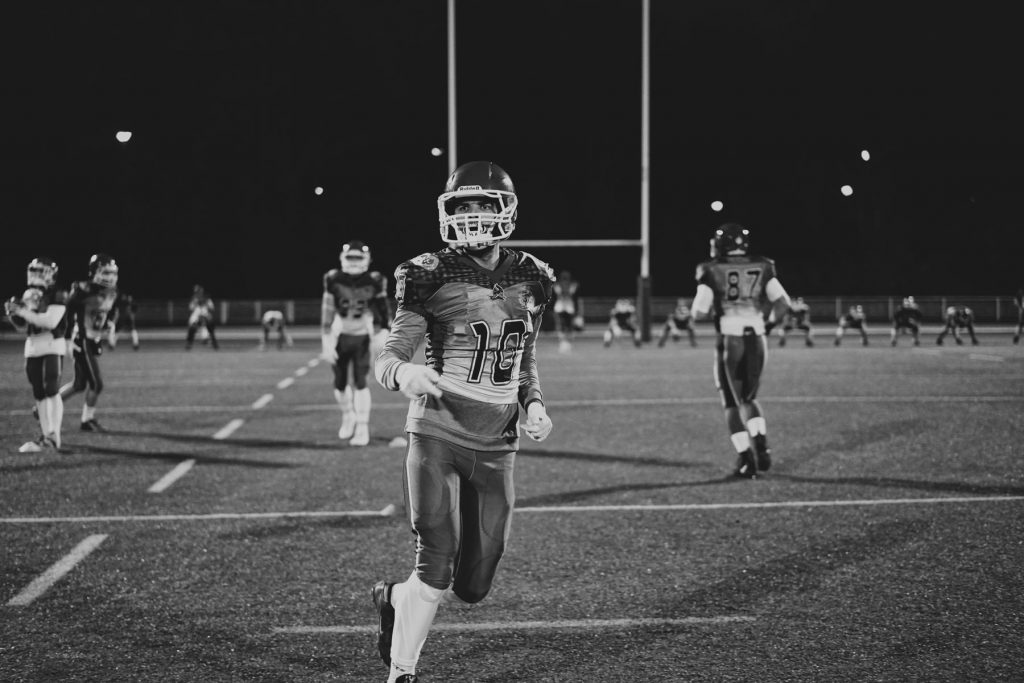 Football Américain – Reportage Noir et Blanc