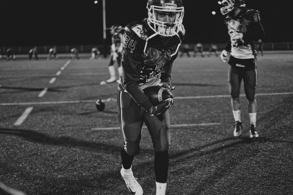 Football Américain – Reportage Noir et Blanc