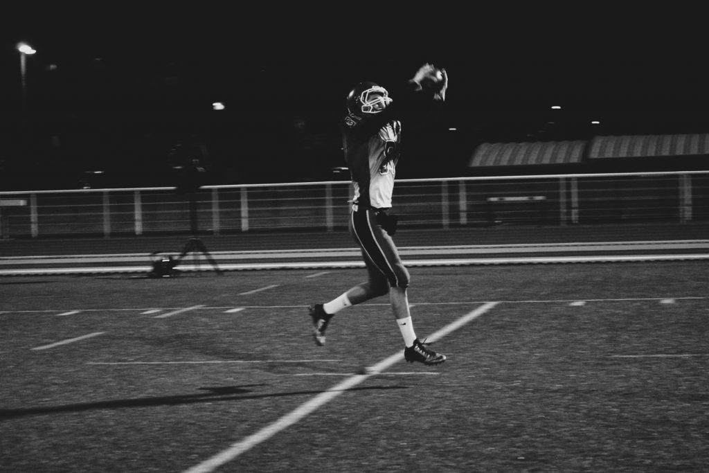 Football Américain – Reportage Noir et Blanc