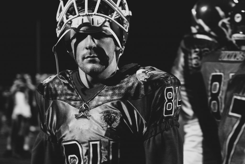 Football Américain – Reportage Noir et Blanc