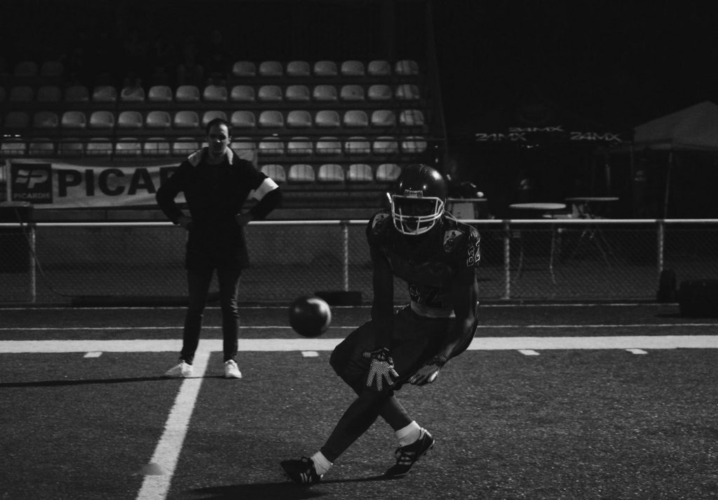 Football Américain – Reportage Noir et Blanc