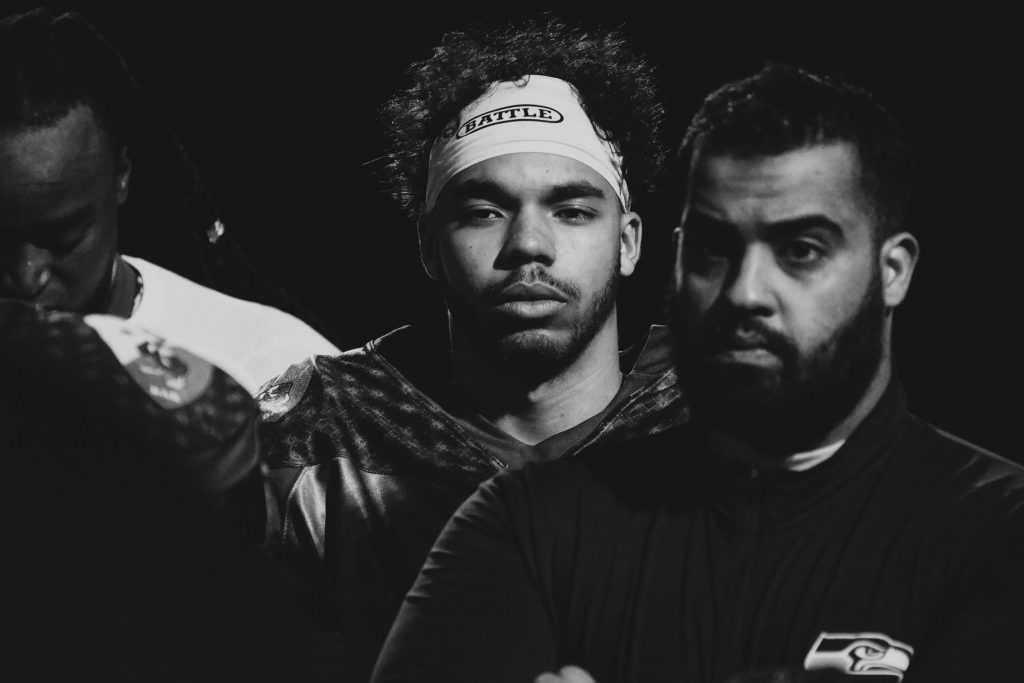 Football Américain – Reportage Noir et Blanc