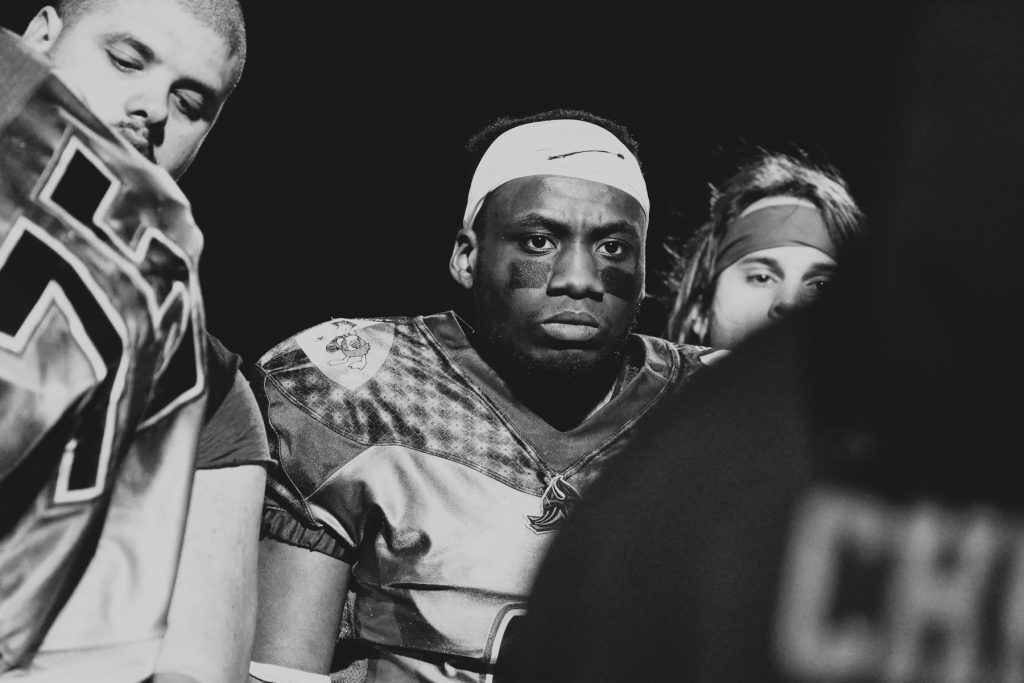 Football Américain – Reportage Noir et Blanc
