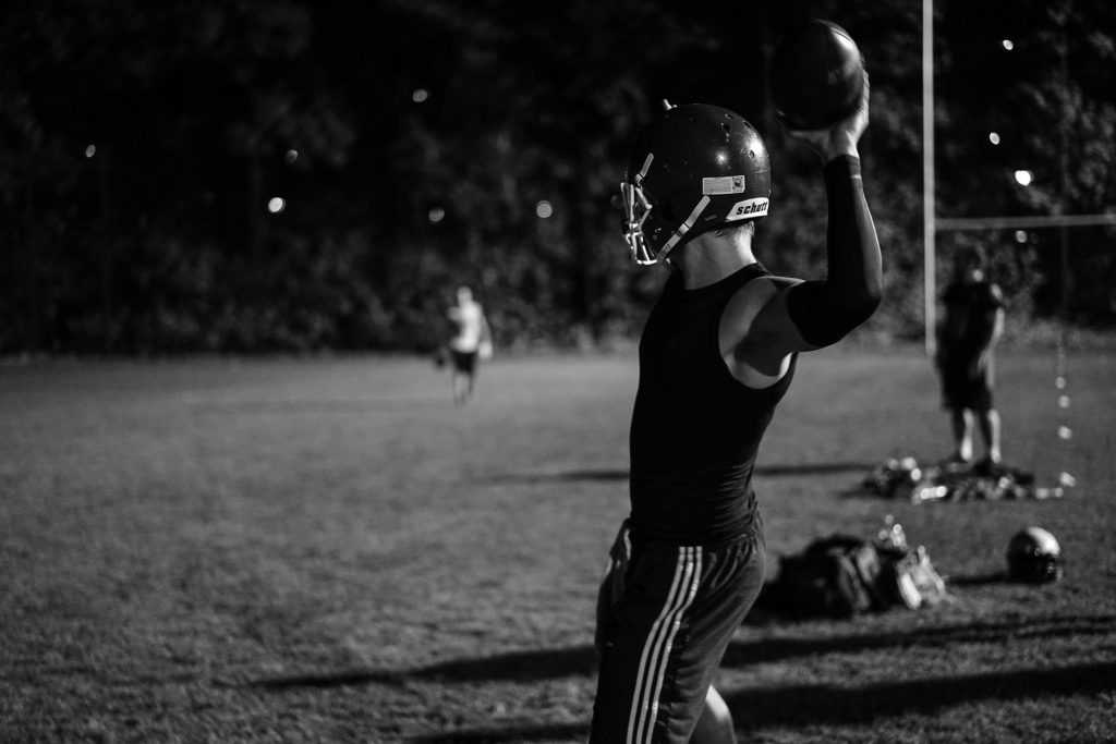 Football Américain – Reportage Noir et Blanc