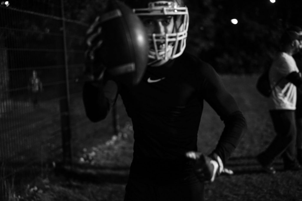 Football Américain – Reportage Noir et Blanc
