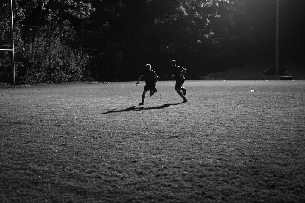 Football Américain – Reportage Noir et Blanc