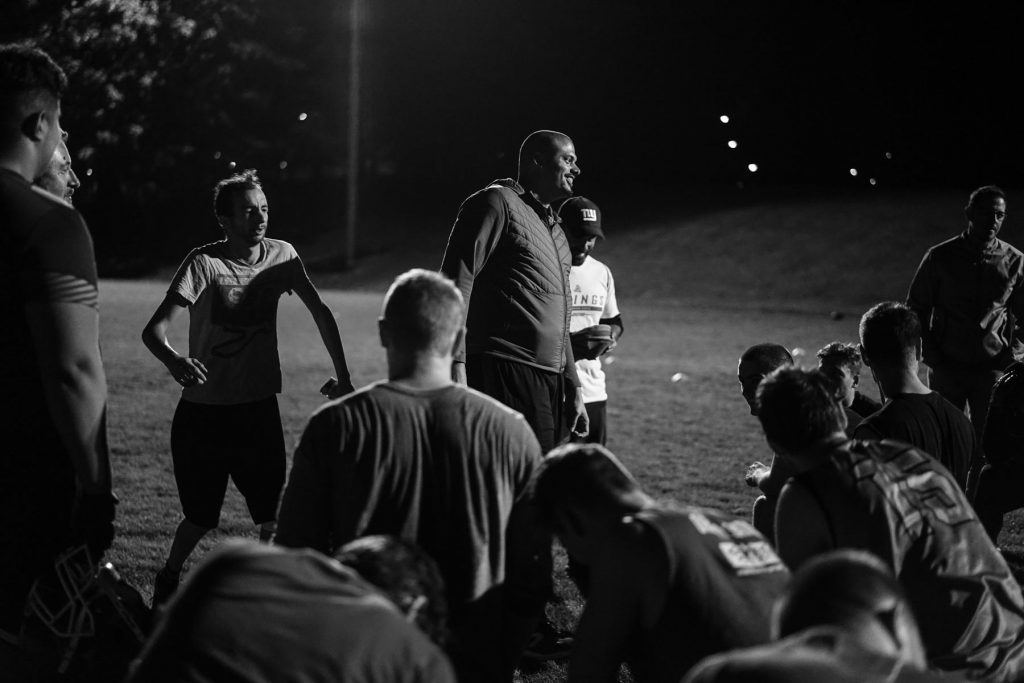 Football Américain – Reportage Noir et Blanc
